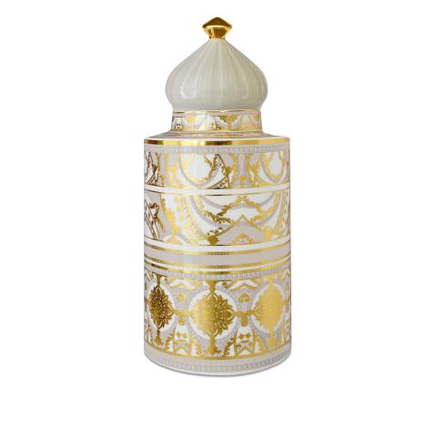 Potiche Ø 21 cm H 48 cm Baci Milano Gala/Living beige